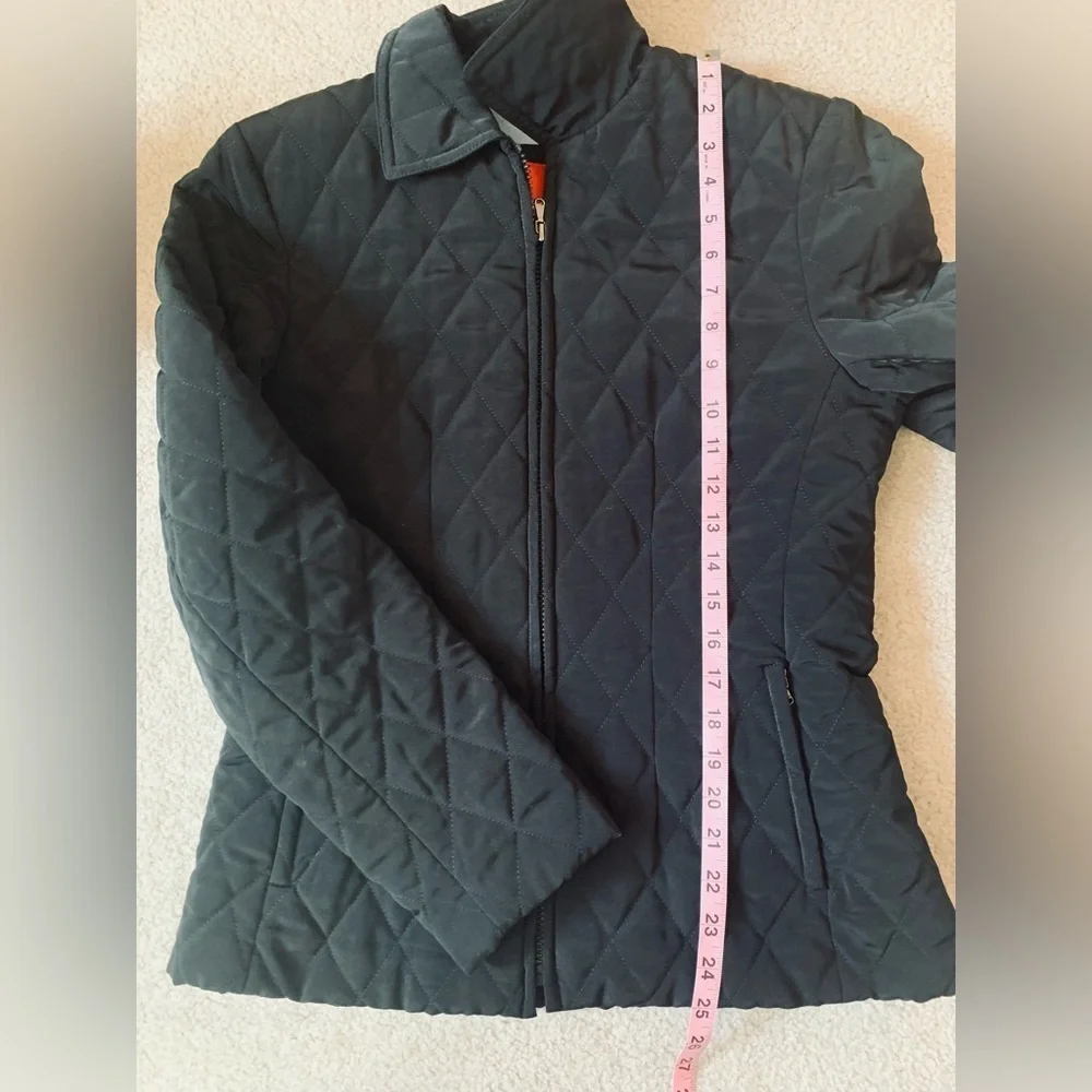 Vintage Esprit Quilted‎ Coat Jacket Women Small Black